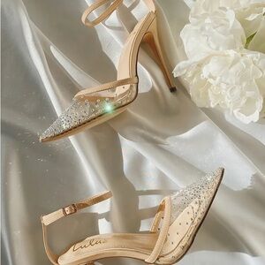 Lulu's Sparkling Nude Heels